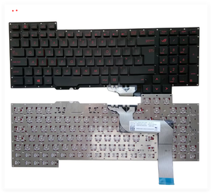 Bonne qualité clavier pour Asus G751 <span class=keywords><strong>G751J</strong></span> G751JM G751JY avec rétro-éclairage rouge lettre - Product Image 4