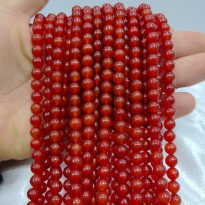 Wholesale 4-12mm Natural Round <strong>Black</strong> Yellow Green Red Agate Stone Loose Semi Gemstone <strong>Beads</strong> for Jewelry Making - Product Image 5