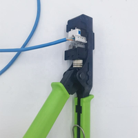 Pince à sertir RJ45 pour câble réseau, module de terminaison, poinçon en acier 200 mm, pince à sertir pour prise Keystone, prise en charge OEM