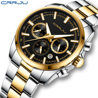 Montre à quartz pour homme, style minimaliste et tendance, bracelet en acier inoxydable, alliage et perles, résistante à l'eau 30M, style business