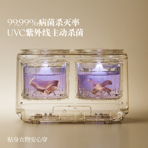 OIDIRE Underwear <b>Washer</b> Dual Compartment 0.5kg+0.5kg Automatic Wash Dry Combo - Product Image 5