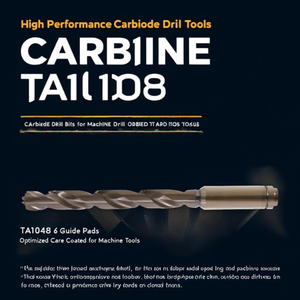 Foret en carbure haute performance TA1048 à 6 plaquettes de guidage, revêtement optimisé pour les machines-outils - Product Image 3