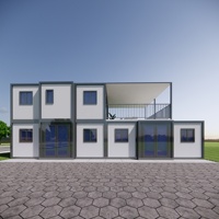 Casa Contenedor Expandible de Lujo de 2 Pisos y 20 Pies con Terraza, Modelo 2026 de Alto Rendimiento de Inversión, Villa Modular Prefabricada para Resort
