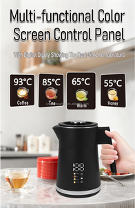 YUEKON macchina per tè caldaia acqua doppio strato in acciaio inox 1.5L elettrico <span class=keywords><strong>russo</strong></span> <span class=keywords><strong>Samovar</strong></span> con Strix temperatura di controllo - Product Image 2