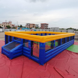 Grand terrain de foosball humain portable, terrain de football gonflable, arène sportive pour événements en plein air - Product Image 1