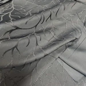 Фабрика по индивидуальному заказу Jet Black Abaya дизайн ткани для афганских элегантных платьев 2024