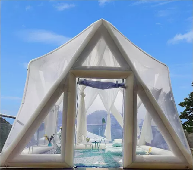 Popular Portable Camping PVC Tent Outdoor Starry Sky Mobile Room Inflatable Bubble Tent