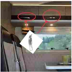 Kẽm push button xử lý khóa cho RV & đồ nội thất tủ cong Bow xử lý với Bounce khóa cho Locker & Ổ khóa cửa - Product Image 5