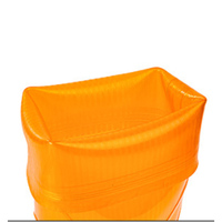 Bottes de pluie multifonctionnelles orange sans doublure, hautes jusqu'au genou, à séchage rapide, en PVC, jaunes, pour la pêche et le jardin, pour homme et femme
