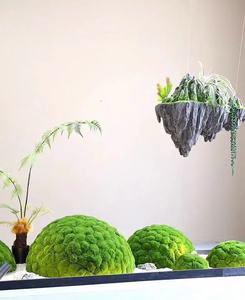 Bola de Musgo Marimo Artificial Verde para Decoración de Interiores, Planta Artificial, Topiario, Bola de Césped Artificial para Exteriores - Product Image 6