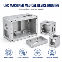 Boîtier de dispositif médical en aluminium CNC de précision sur mesure pour instruments, équipements et dispositifs de santé