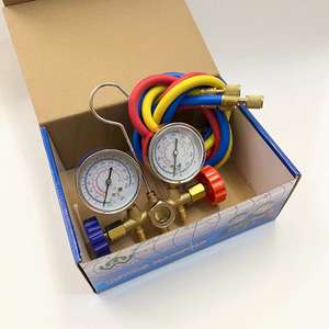 ชุดวาล์ววัดแรงดันคู่ CT-536 สำหรับเครื่องปรับอากาศ พร้อมน้ำยาทำความเย็น R134A อุปกรณ์เสริม R22 น้ำยาทำความเย็น และเครื่องมือทำความเย็น - Product Image 3