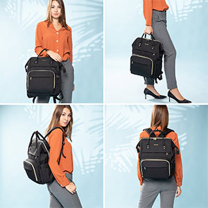 LOVEVOOK 2021 Mochilas de Viaje al por Mayor de <span class=keywords><strong>14</strong></span>, 15.6 y 17 <span class=keywords><strong>Pulgadas</strong></span> con Puerto de Carga USB, Bolsos para <span class=keywords><strong>Mujer</strong></span>, <span class=keywords><strong>Mochila</strong></span> Escolar para <span class=keywords><strong>Portátil</strong></span> - Product Image 3