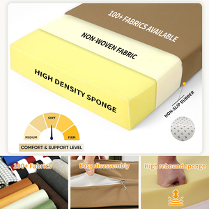 وسادة مقعد مبطنة مقاومة للماء مخصصة طويلة من حيث الحجم لحصيرة نوافذ الفناء - Product Image 4