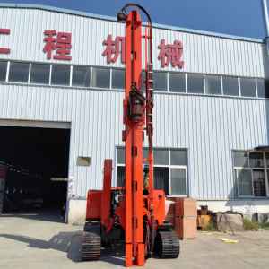 Hidrolik kazık çakma makinesi silindir paletli makine kazık sürücü hidrolik fotovoltaik çekiç kazık sürücü - Product Image 3