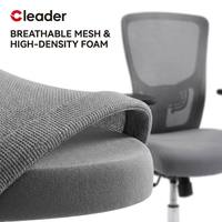 Chaises de bureau ergonomiques pivotantes pour gestionnaires, cadres et personnel, avec dossier haut en maille respirante, pour l'étude et l'utilisation d'ordinateurs