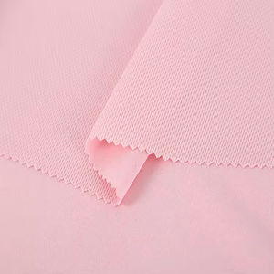 Tissu maille œil-de-perdrix 75D 100 % polyester tricoté, 130-150g, léger, respirant, séchage rapide, pour vêtements de sport et d'extérieur, vente en gros - Product Image 1