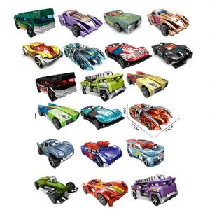 Nuovo 5 pezzi 1:64 Mini metallo pressofuso auto da corsa Set Unisex ruota libera in lega giocattolo in plastica modello scorrevole piccolo giocattolo pressofuso - Product Image 4