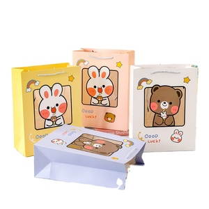 Bolsas de regalo con ventana y varios diseños bonitos, bolsas de mano con múltiples estilos, soporte para venta al por mayor - Product Image 1