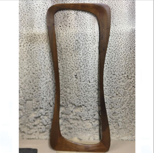 Gương đứng gỗ Wabi Sabi đang thịnh hành với khung điêu khắc, phù hợp cho phòng ngủ tối giản và trang trí nội thất nghệ thuật - Product Image 5