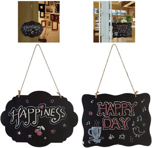 <span class=keywords><strong>Tableau</strong></span> <span class=keywords><strong>blanc</strong></span> rustique vintage avec corde de ficelle, <span class=keywords><strong>ardoise</strong></span> magique <span class=keywords><strong>et</strong></span> <span class=keywords><strong>ardoise</strong></span> naturelle - Product Image 3