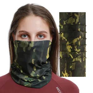 Promotion Günstige Beliebte 100% Polyester Nahtlose Tube Neck Gamasche Magic Tubular Camo Bandana