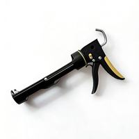 Pistolet à silicone industriel manuel avec cadre en nylon, tige à cliquet et composants en silicone, garantie 3 ans