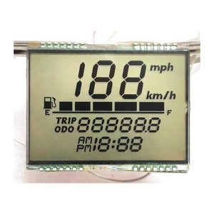 Module d'affichage LCD personnalisé FSTN VA TH HTN avec rétroéclairage orange, conforme RoHS, pour compteur, module LCD en verre TN personnalisé - Product Image 3