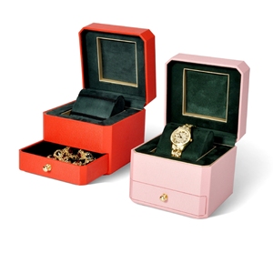 Boîte à bijoux en cuir PU, boîte à bijoux en cuir, étui à bijoux, boîte de rangement - Product Image 5