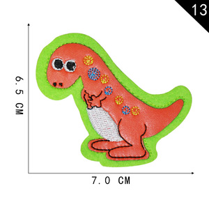 Patchs thermocollants animaux de dessin animé, décoration de vêtements DIY, en stock, personnalisation prise en charge, approvisionnement en gros OEM - Product Image 5