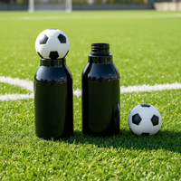 Bouteille d'eau en plastique sans BPA de 500 ml en forme de ballon de football ZB Wholesale – Cadeau pour les fans de sport, tasse à jus portable au design créatif de football