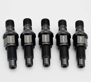 ANSI tiêu chuẩn GR5 Titan M14 * <span class=keywords><strong>1.25</strong></span>*78mm bánh xe Stud Bolt với M14 * <span class=keywords><strong>1.25</strong></span>*27mm Hex đầu bánh xe Nut <span class=keywords><strong>Lug</strong></span> hạt kết thúc đồng bằng - Product Image 3