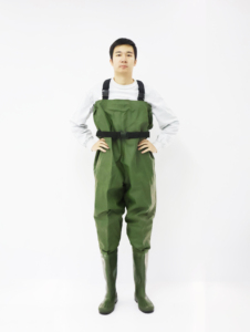 Cuissardes <span class=keywords><strong>de</strong></span> pêche en nylon entièrement imperméables et durables pour hommes - Product Image 1