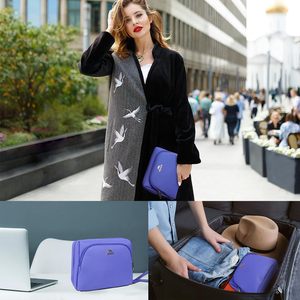 Free sample <b>Cable</b> Organizer <b>Bag</b> Pouch, Travel Electronic Accessories Carry Case Portable <b>Bag</b> Waterproof Double - Product Image 4