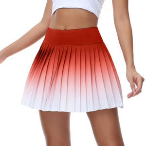 Faldas de <span class=keywords><strong>Tenis</strong></span> y Bádminton Aoyema Personalizadas para <span class=keywords><strong>Mujer</strong></span>, Ropa Deportiva de Alta Calidad con Degradado de Color, de Secado Rápido, Cintura Alta y Plisadas - Product Image 6