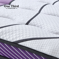 Matelas à ressorts orthopédique pour hôtel Matelas d'hôtel king size 5 étoiles de haute qualité