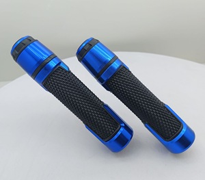 Guidons de moto modifiés en alliage d'aluminium CNC avec embouts en caoutchouc, accessoires de moto pour CBR - Product Image 3