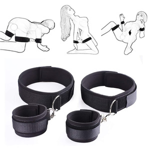 Bdsm hạn chế bondage thiết lập có thể điều chỉnh còng tay chân dây đeo sexy nô lệ người mới bắt đầu Kit cho các cặp vợ chồng SM trò chơi - Product Image 1