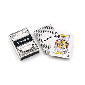 Juego de naipes de baraja de impresión de doble cara personalizado, juego de cartas de póquer para adultos, cartas de jeu para regalo promocional - Product Image 1