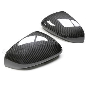 Cubierta de Espejo Retrovisor Lateral de Fibra de Carbono Real para Jaguar XF XFL XE XEL XK XJL I-Pace 2015-IN - Product Image 4