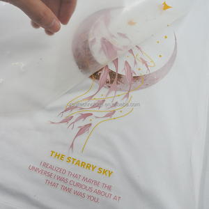 مصنع مخصص juntien Plastisol شاشة مطبوعة dtf نقل فتاة صغيرة جاهزة للضغط تصاميم نقل الحرارة للقمصان - Product Image 2