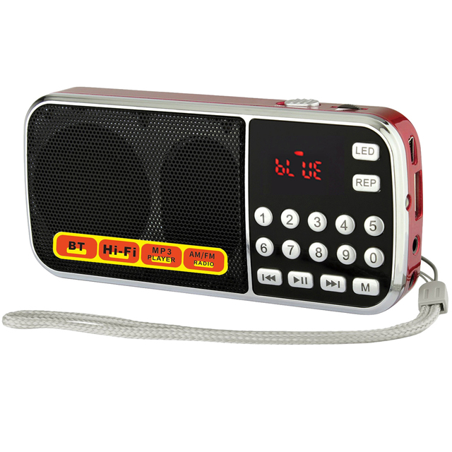 LCJ L-088AMBT Support 8GB/16GB Mini Blootooths BT Wireless Music Mp3 Player with Tf Card Usb Flash Drive Port Am Fm Radio Set