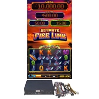 Kit de conversion d'arcade, système de contrôle de jeu complet, matériel complet, kit de cabinet d'arcade Fire Link, plastique, métal, 1 an, anglais