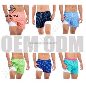 Shorts de bain confortables à séchage rapide, sublimation, recyclage, logo personnalisé, imprimé classique décontracté, maillots de bain pour hommes - Product Image 4