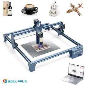 Sculpfun S9 90w technologie de mise en forme de faisceau Laser Ultra-mince graveur acrylique bois découpe Mini Machine de gravure Laser sur métal