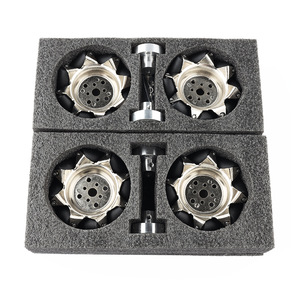 Ruota Omnidirezionale SD da 3 Pollici in Acciaio Inossidabile McNum Wheat 76MM per Auto Smart ROS con Giunto - Product Image 5