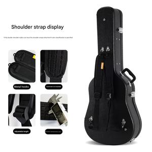 Estuche <span class=keywords><strong>de</strong></span> guitarra OEM ODM resistente a la presión y a los golpes, <span class=keywords><strong>de</strong></span> cuero, para guitarra acústica, folk, clásica, con forro <span class=keywords><strong>de</strong></span> felpa, para instrumentos <span class=keywords><strong>de</strong></span> cuerda. - Product Image 4