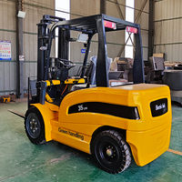 Nouvelle marque Newton CC 3 tonnes meilleur chariot élévateur tout terrain contrepoids palette électrique batterie chariot élévateur à fourche