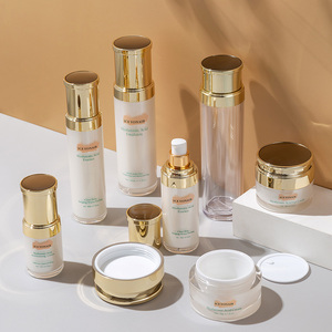Série de flacons cosmétiques de luxe en plastique doré avec <span class=keywords><strong>pompe</strong></span> à pression, sans air, en acrylique, pour soins de la peau, 15 ml, 30 ml, 50 ml, 100 ml, 120 ml, 30 g, 50 g - Product Image 3