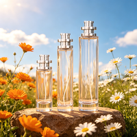 Botol Kosmetik Parfum Kosong Silinder Matte Artisan Premium Glass 30ml 50ml 100ml dengan Pompa Semprot, Bebas Layar